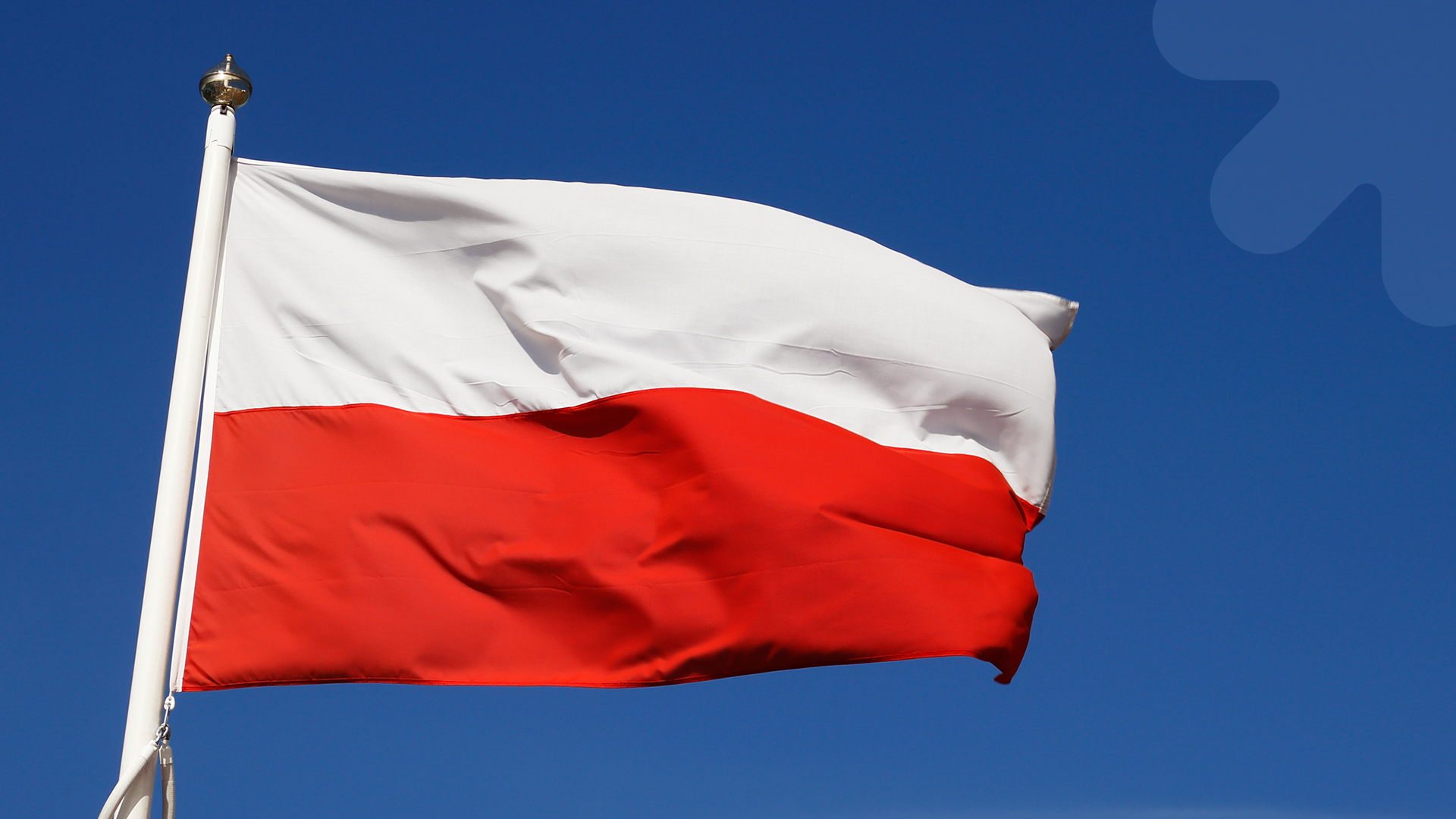 the flag of Poland