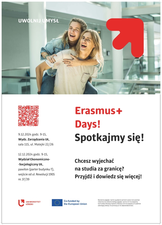 a promotional graphic of Erasmus+Days! 2024