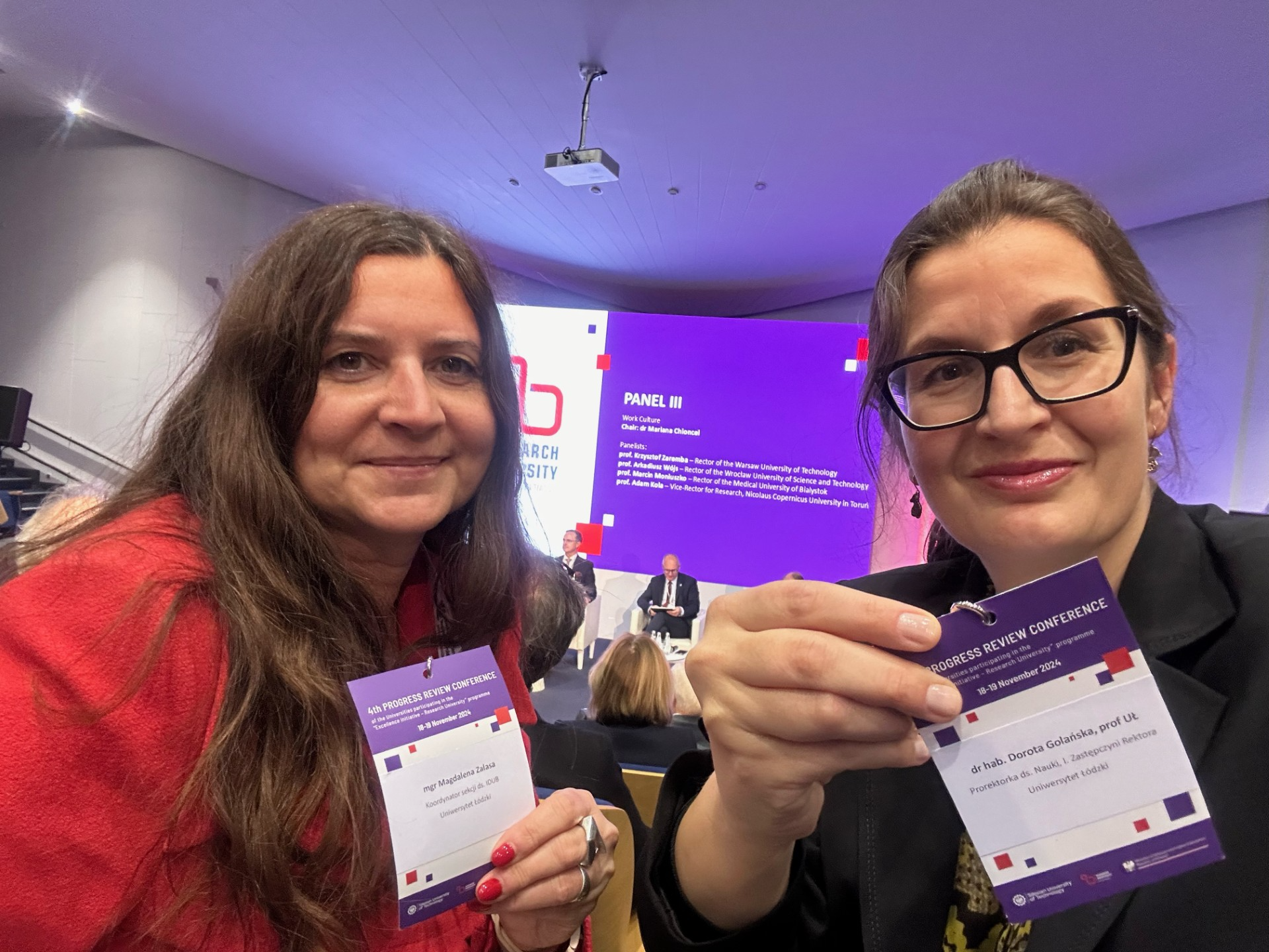 Magdalena Zalasa i prof. Dorota Golańska