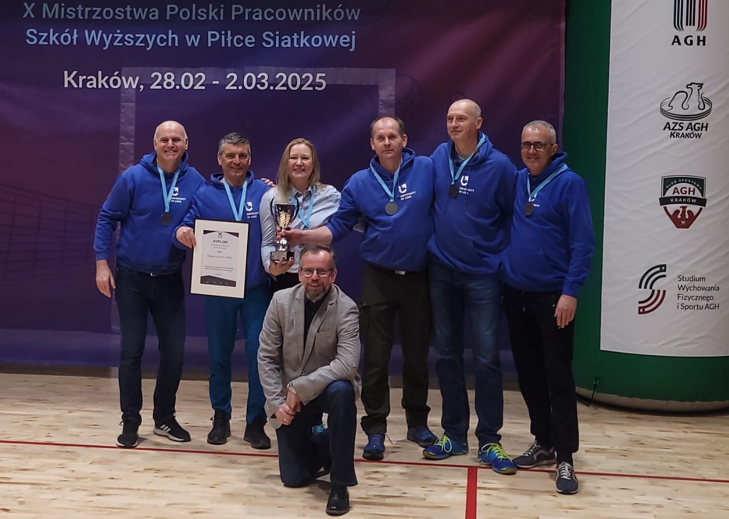 Polish volleyball Vice-Champions: the UniLodz Team