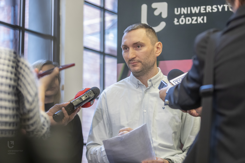 Dr Marcin Słomka, przedstawiciel Biobank UŁ