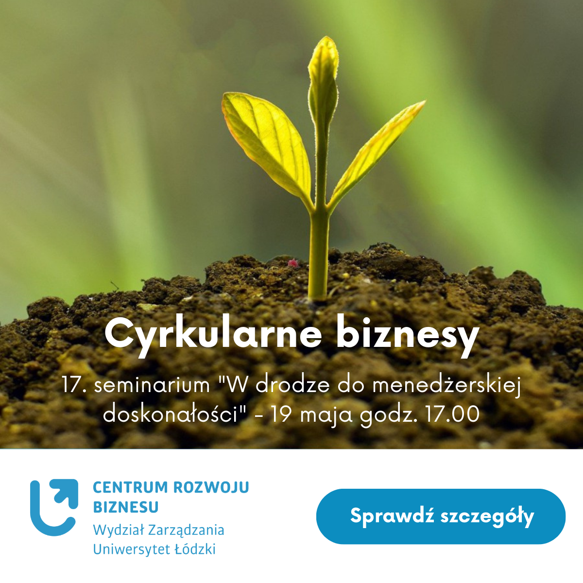 grafika dotycząca wydarzenia - kiełkująca roślina