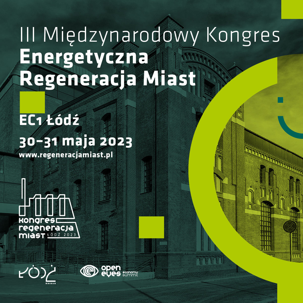 A banner of the congress